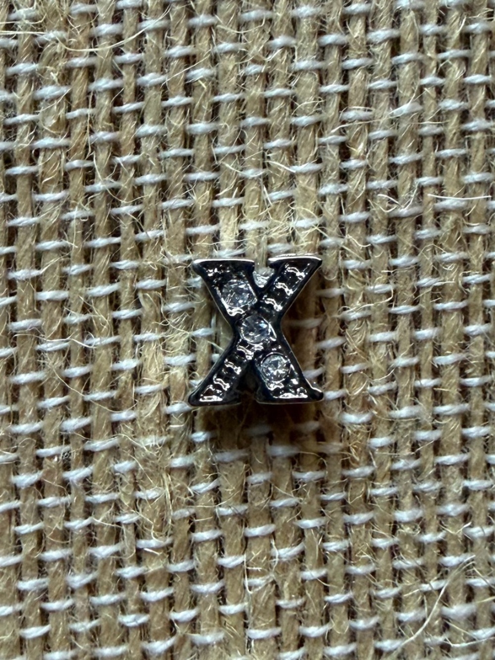 Silver Letter X